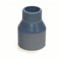 VDL Puntstuk 40x1½ inch Lijm-Buitendraad - PVC Weerbestendig voor Vijverinstallaties