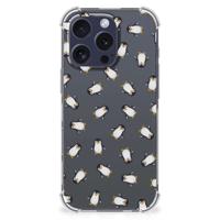Doorzichtige Silicone Hoesje voor iPhone 16 Pro Max Pinguïn
