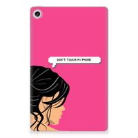 Lenovo Tab M10 Plus (3e generatie) Print Case Woman Don't Touch My Phone