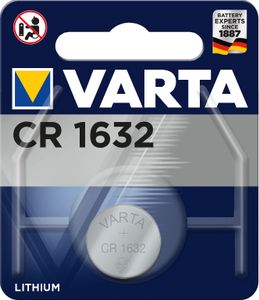 Varta 1x 3V CR 1632 Wegwerpbatterij CR1632 Lithium