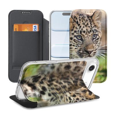 Apple iPhone Air | Standcase | Hoesje Baby Luipaard