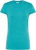 JHK 152 Ladies´ Regular Comfort T-Shirt - Turquoise Heather - M JHK 152 Ladies´ Regular Comfort T-Shirt - Turquoise Heather - M