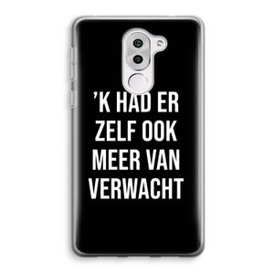 Meer verwacht - Zwart: Honor 6X Transparant Hoesje