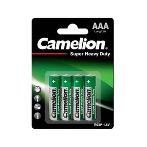 Camelion R03P-BP4G huishoudelijke batterij Wegwerpbatterij AAA Zink-carbon