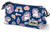 Oh My Pop! Triple Pencil case Magical Multicolour