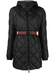 ETRO parka matelassée à losanges - Noir