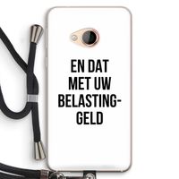 Belastinggeld: HTC U Play Transparant Hoesje met koord