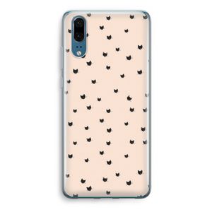 Kleine kattenkopjes: Huawei P20 Transparant Hoesje