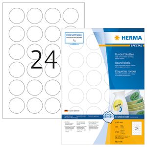 HERMA 4476 printeretiket Wit Zelfklevend printerlabel