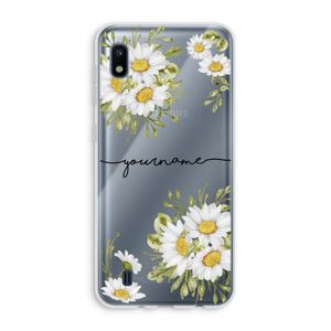 Daisies: Samsung Galaxy A10 Transparant Hoesje
