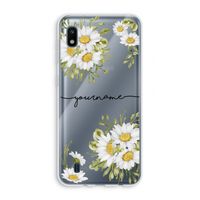 Daisies: Samsung Galaxy A10 Transparant Hoesje