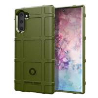 Schokbestendige beschermer cover volledige dekking siliconen case voor Galaxy Note 10 (groen)