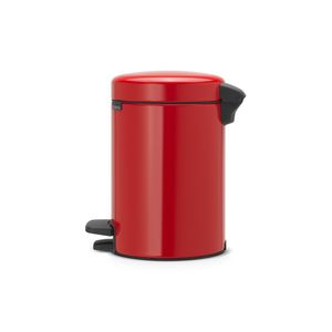 Brabantia newIcon pedaalemmer 3 liter met kunststof binnenemmer - Passion Red