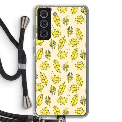 Herfst: Samsung Galaxy S21 FE Transparant Hoesje met koord