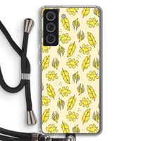 Herfst: Samsung Galaxy S21 FE Transparant Hoesje met koord