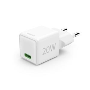 Hama Fast Charger USB-C PD/Qualcomm® Super-Mini Charger 20 W Oplader Wit