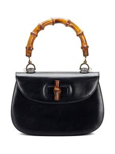 Gucci Pre-Owned Bamboo Night tas - Zwart