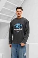 Equalité Elan Oversized Longsleeve Heren Donkergrijs - Maat M - Kleur: Donkergrijs | Soccerfanshop