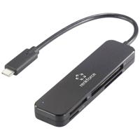 Renkforce RF-PCR-230 Externe geheugenkaartlezer USB-C 5Gbps Zwart