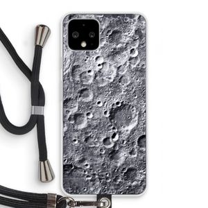Maanlandschap: Pixel 4 Transparant Hoesje met koord