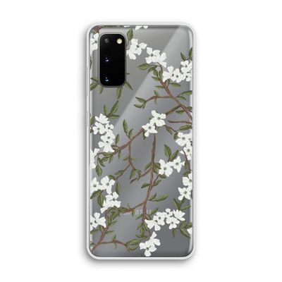 Blossoming spring: Samsung Galaxy S20 Transparant Hoesje