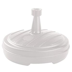 Parasolvoet - rond - wit - 13 liter - D45 cm - parasolhouder - vulbaar