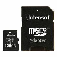 Micro SD geheugenkaart met adapter INTENSO 128GB microSDXC 128 GB