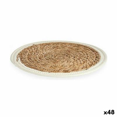 Placemat Natuurlijk Wit 30 x 1 x 30 cm (48 Stuks)