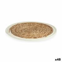 Placemat Natuurlijk Wit 30 x 1 x 30 cm (48 Stuks)