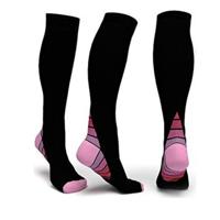 Buitensporten Running Nursing kalf druk sokken functie sokken maat: L/XL (roze)