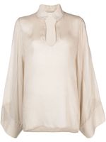 By Malene Birger blouse à col rond - Tons neutres