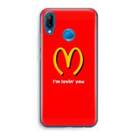 I'm lovin' you: Huawei P20 Lite Transparant Hoesje