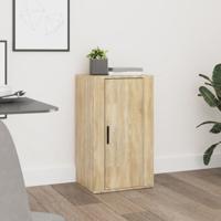 Dressoir 40x33x70 cm bewerkt hout sonoma eikenkleurig