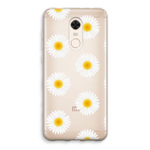 Margrietjes: Xiaomi Redmi 5 Transparant Hoesje