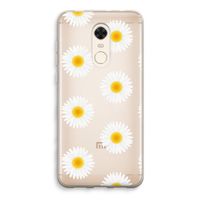 Margrietjes: Xiaomi Redmi 5 Transparant Hoesje Margrietjes: Xiaomi Redmi 5 Transparant Hoesje