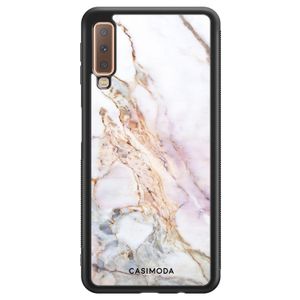Samsung Galaxy A7 2018 hoesje - Parelmoer marmer