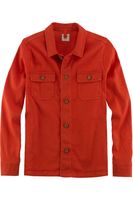 OLYMP Level Five Smart Casual Casual Fit Overshirt rood, Effen - thumbnail