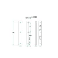 Bu.afdek/Bi.kruk PC72 paar PRIO rechth. SKG*** rvs mat LS