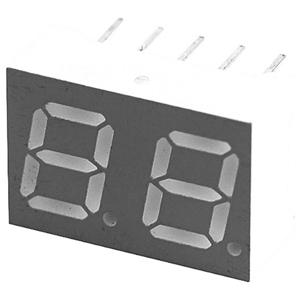 Lite-On 7-segments-display Rood 7 mm 1.7 V Aantal cijfers: 2