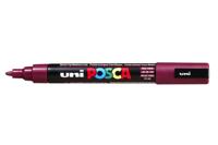 Paintmarker uni posca pc5m m wijnrood | 12 stuks