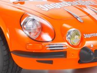 Tamiya 1:10 RC auto Elektro Racewagen Renault Alpine 110 Jägermeister Oranje Brushed Bouwpakket - thumbnail