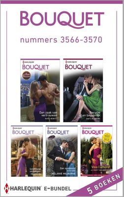 Bouquet e-bundel nummers 3566-3570 (5-in-1) - Kate Hewitt, Caitlin Crews, Miranda Lee, Melanie Milburne, Marit van Bohemen, Martin Scherstra, Merel Munne, Marly Janse - ebook