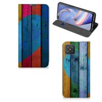 OPPO Reno4 Z 5G Book | Wallet Case | Wood Heart - Cadeau voor je Vriend