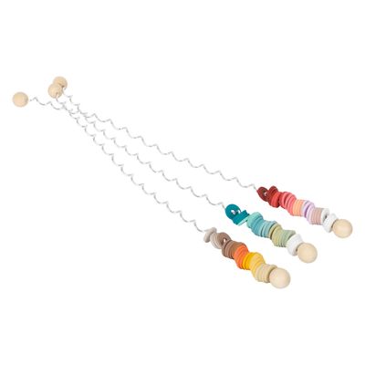 Small Foot houten spiraalbaan met gekleurde schijven