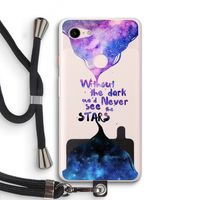 Stars quote: Pixel 3 XL Transparant Hoesje met koord
