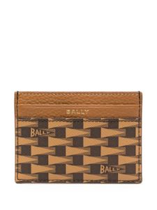 Bally porte-cartes Pennant en cuir - Marron