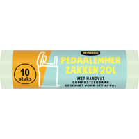 Jumbo Pedaalemmerzakken Biologisch 20 L met Handvat 10 Stuks