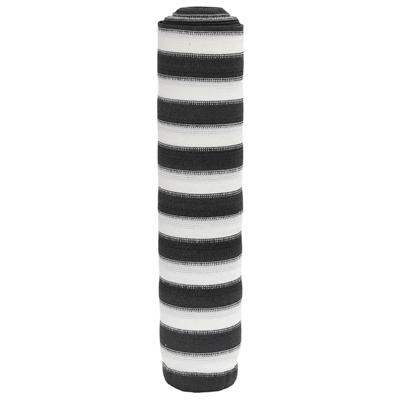 VidaXL Privacynet 75 g/m² 3,6x10 m hdpe antracietkleurig en wit