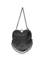 Saint Laurent mini sac à fermoir cœur - Argent