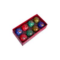 Box kerstbal plastic d6cm mickey 8st - Kurt s adler